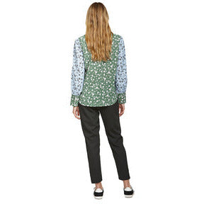 Ketz-Ke Hazel top Green (size 10) - By Design Fashions