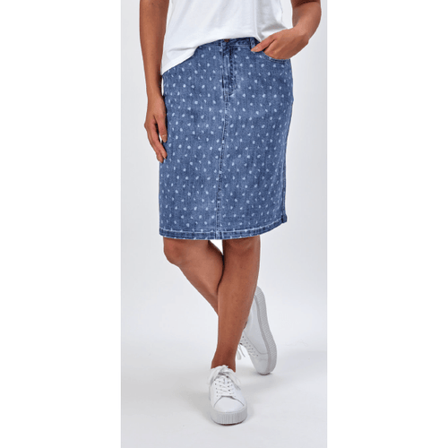 Denim spot skirt - By Design Fashions