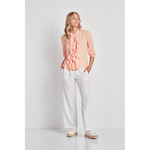 memphis top peach ( size Med) - By Design Fashions