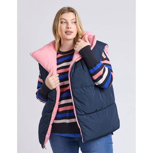 Kit puffer vest charm pink