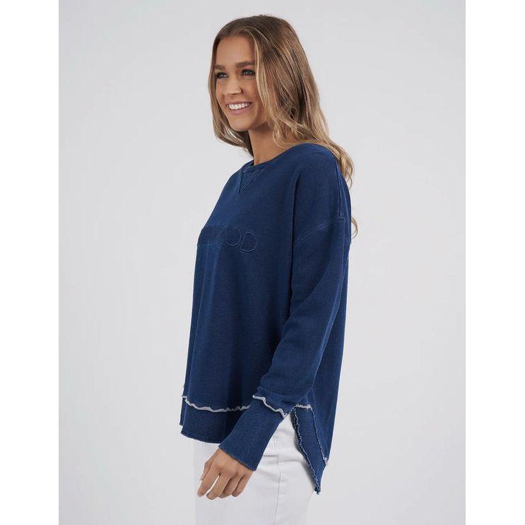 Simplified crew denim