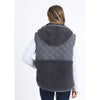 Alaska quilted vest charcoal