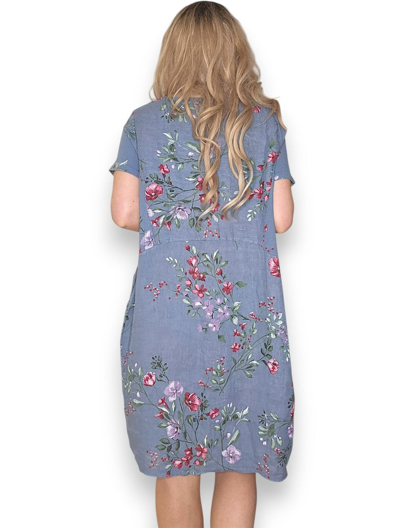 Jungle Petrol Iingonberry dress