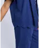Odette brodierie shirt blue depth