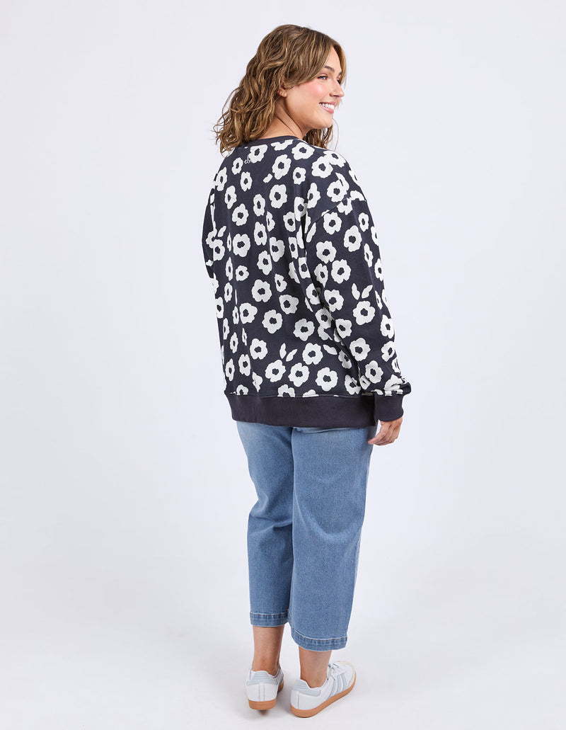 Azalea Crew Navy daisy