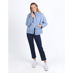 Sparrow quilted jacket steel