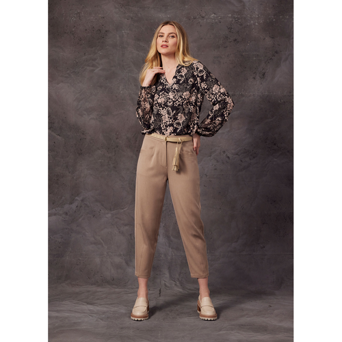 Bravery top multi (Last one Size 12) - By Design Fashions