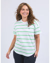Hallie S/S Tee Stripe