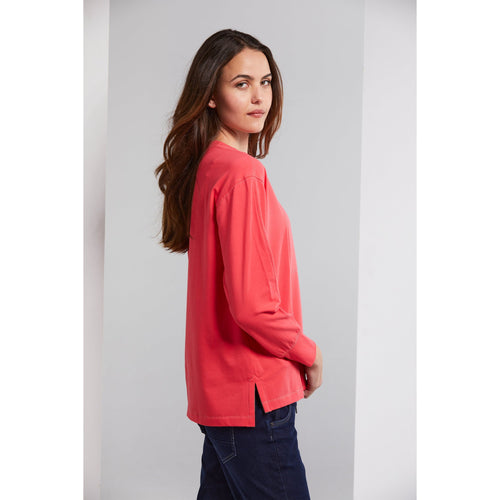 Emerson top Cherry (Size Med) - By Design Fashions
