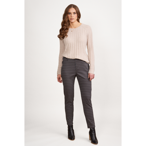Skinny leg ankle grazer pant solar