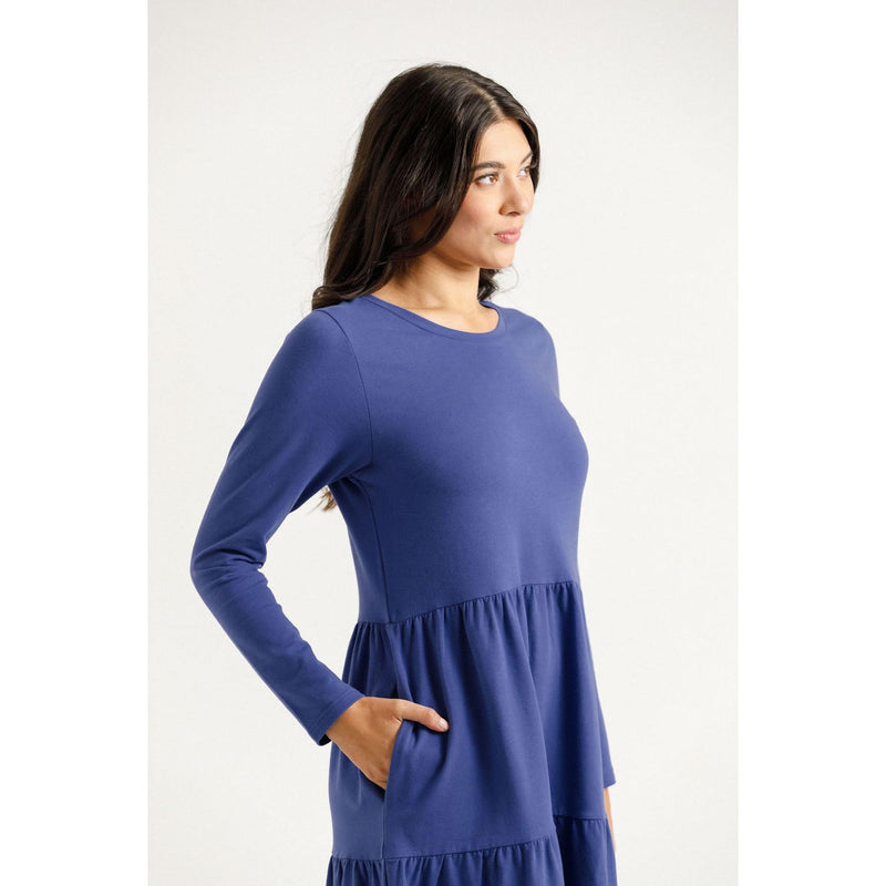 Long sleeve kendall dress hyacinth