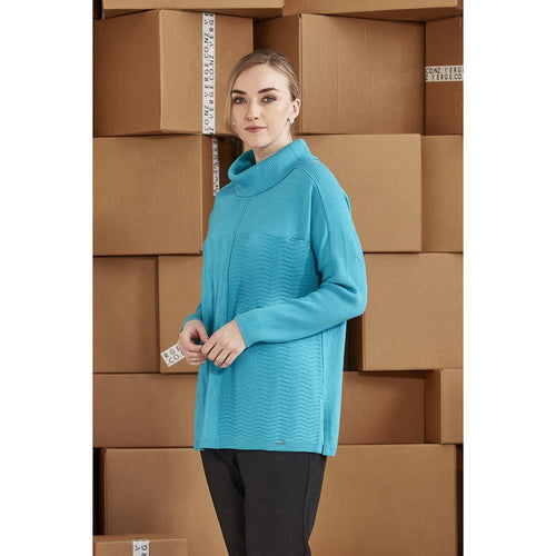 Jewel sweater Aqua