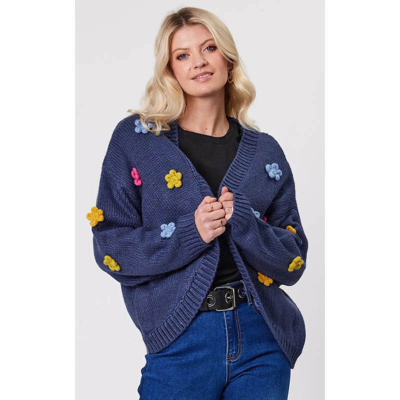Rosaline knit blue (Last one size Lge)