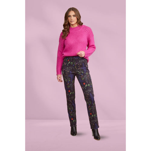 Slim leg full length pull on pant Halo