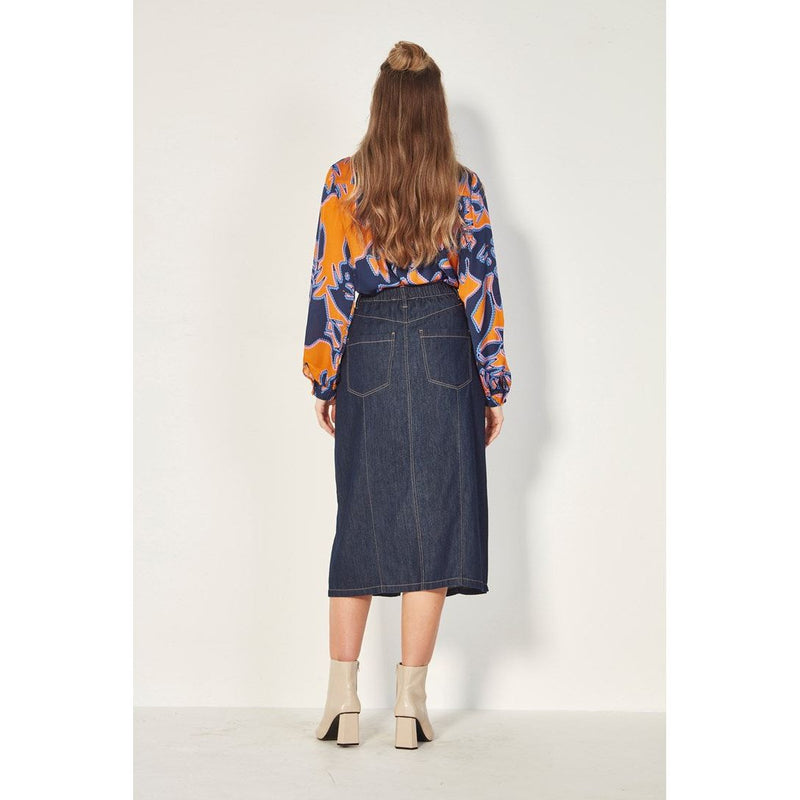 stevie jean skirt dark denim