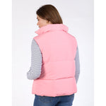 Kit puffer vest charm pink