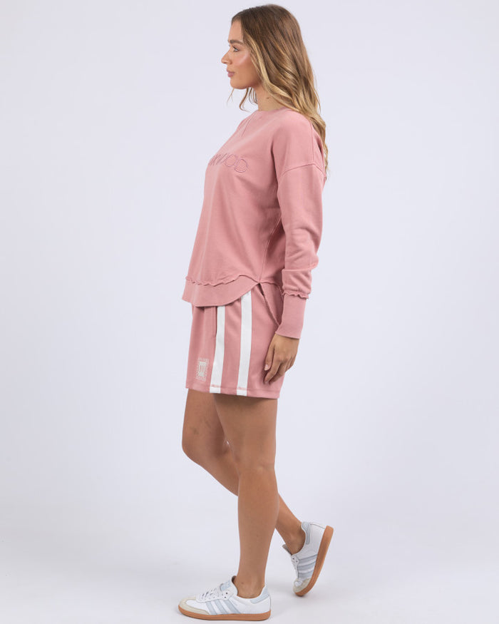 Simplified crew dark rose