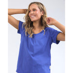 Pima vee tee royal blue