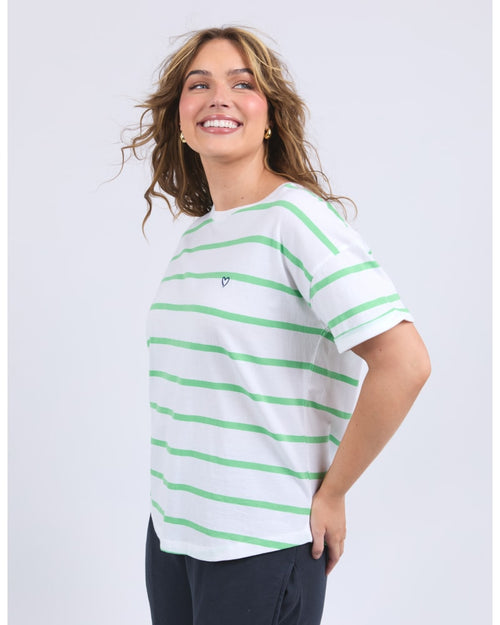 Hallie S/S Tee Stripe