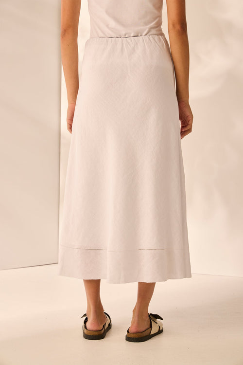 Hayden skirt white