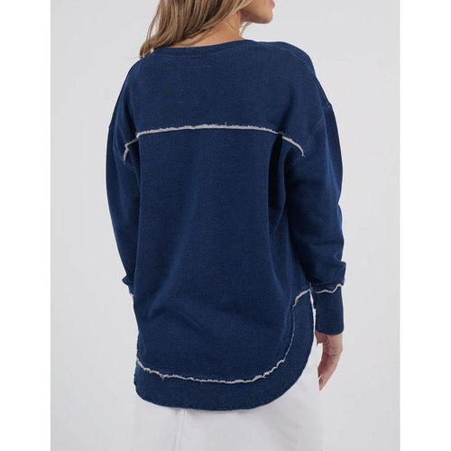 Simplified crew denim