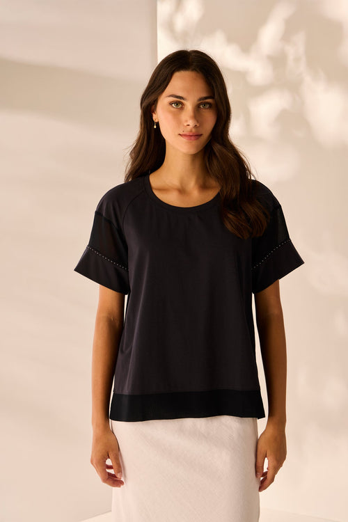 Alby top black