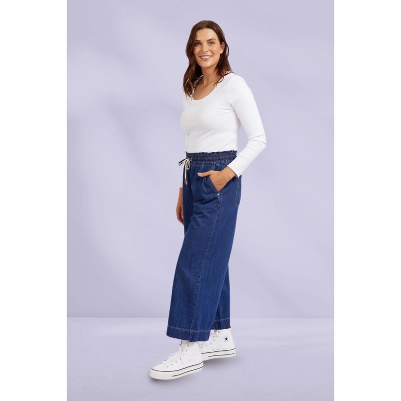 Greta wide leg pant saphire