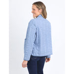 Sparrow quilted jacket steel