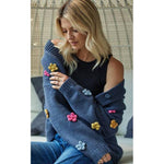 Rosaline knit blue (Last one size Lge)
