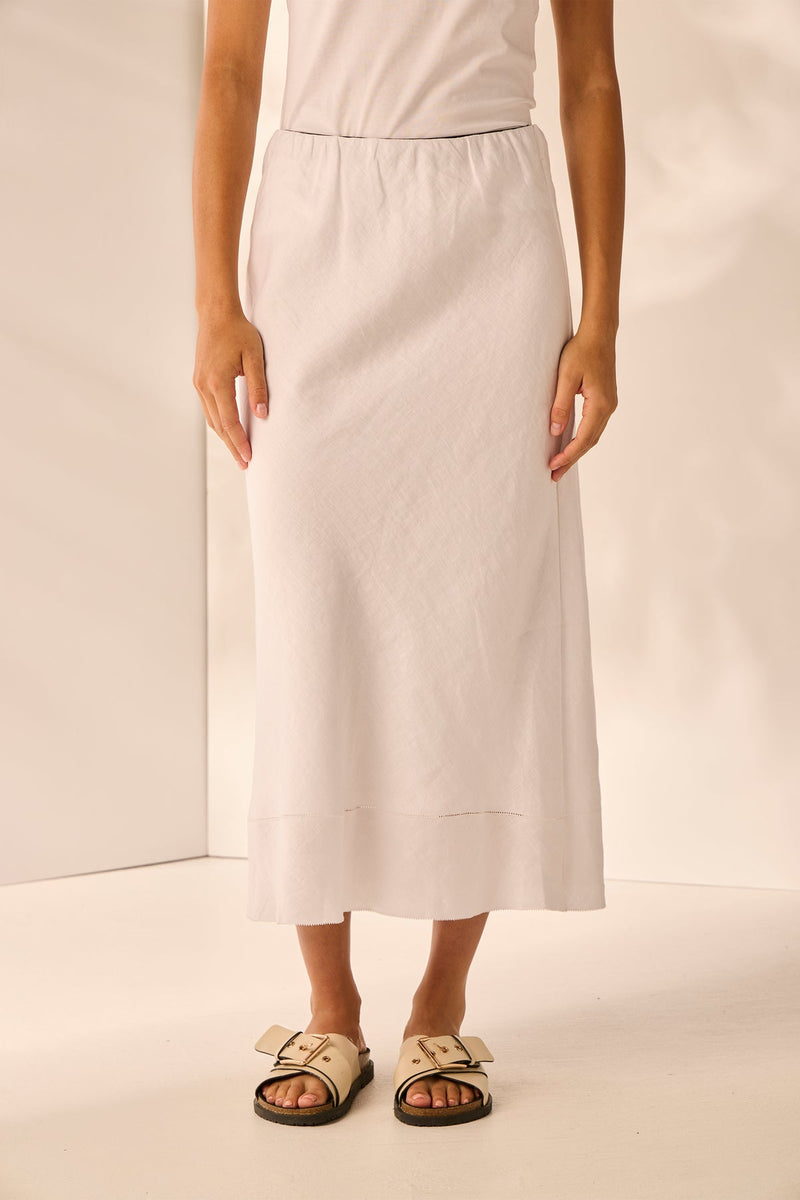 Hayden skirt white