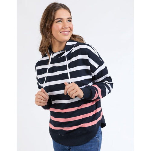 turn back hoodie Navy sweatshirt