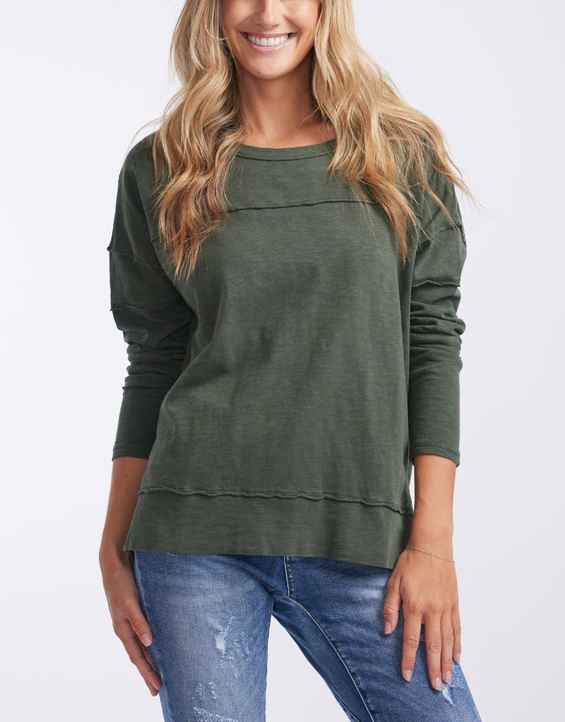Jayne throw on top khaki