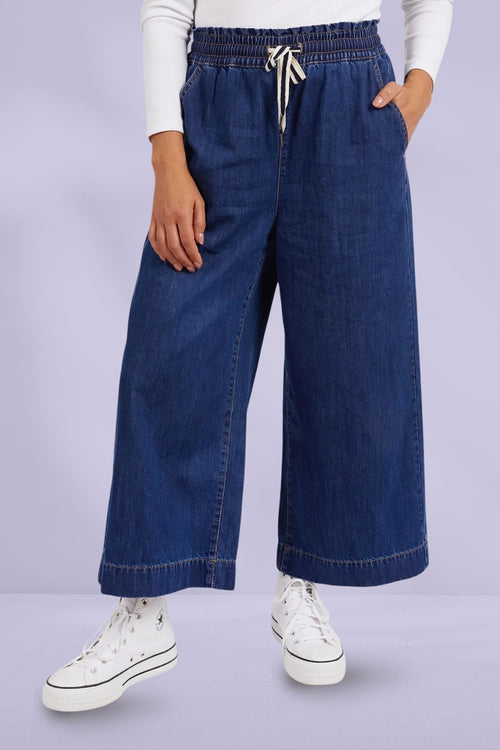 Greta wide leg pant saphire