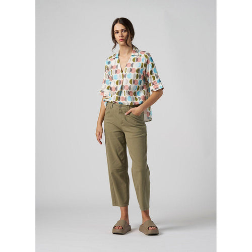 Moto jean Olive (last one size 12) - By Design Fashions