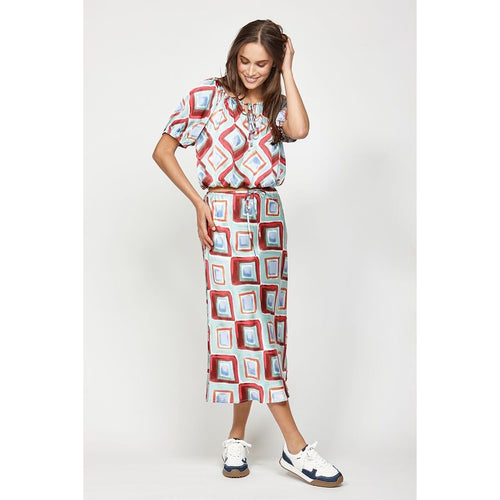 Crete top mint - By Design Fashions