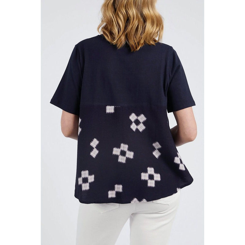 Postino top Navy - By Design Fashions