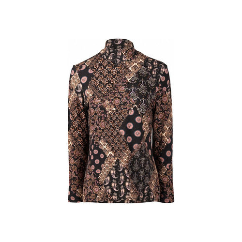 Long sleeve top with high neck Rhapsoday