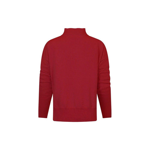 Everywear drawstring sweater scarlet