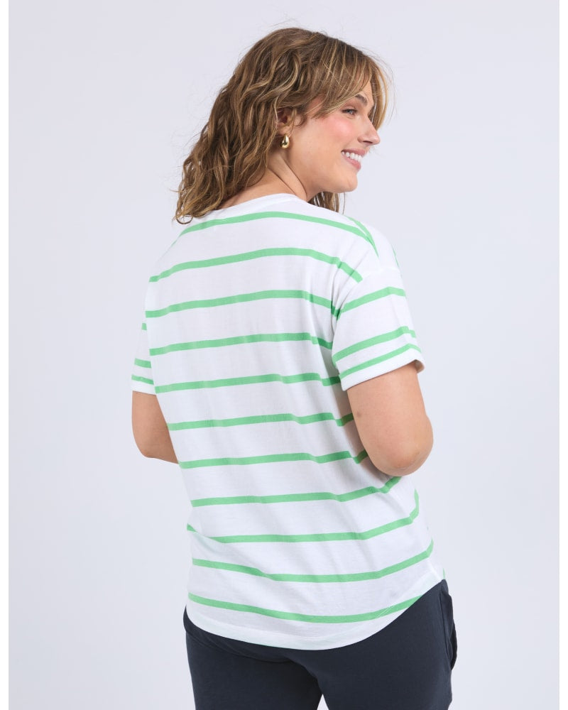 Hallie S/S Tee Stripe