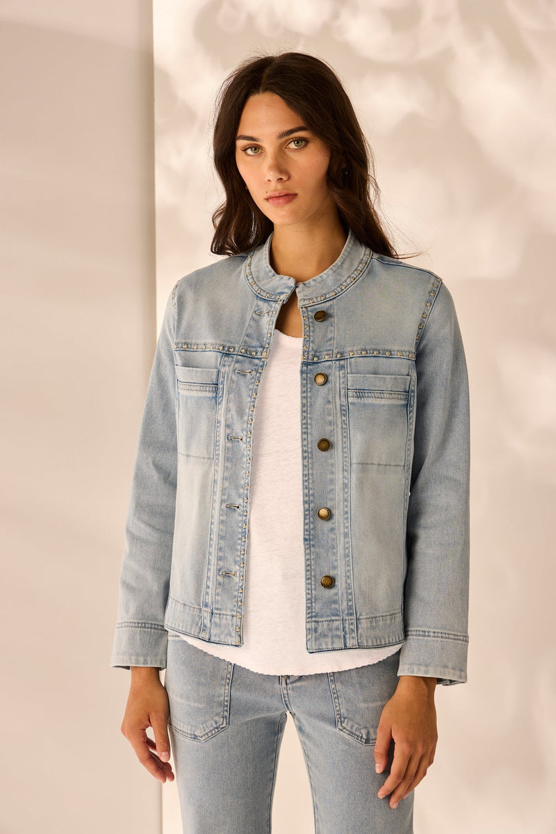 Abby jacket bleached