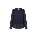 morse blouse navy