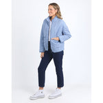 Sparrow quilted jacket steel