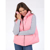 Kit puffer vest charm pink