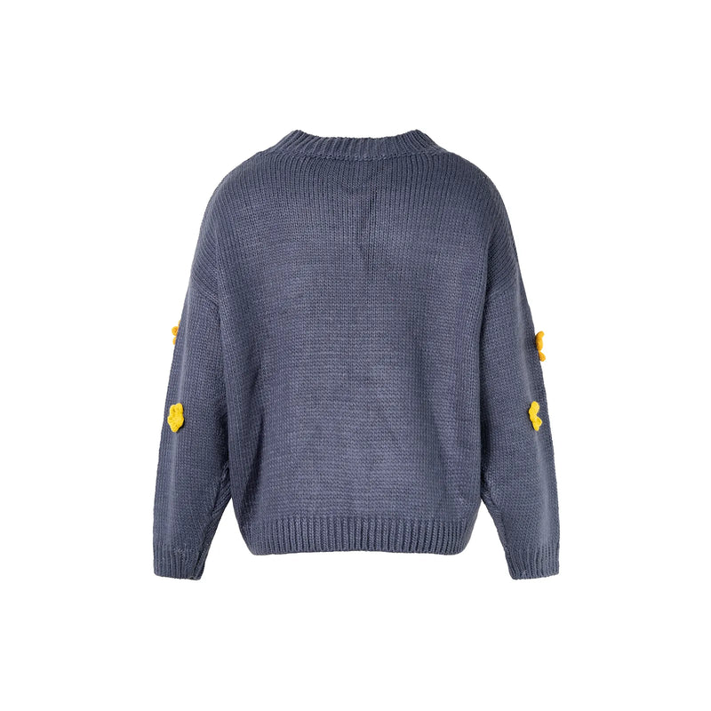Rosaline knit blue (Last one size Lge)