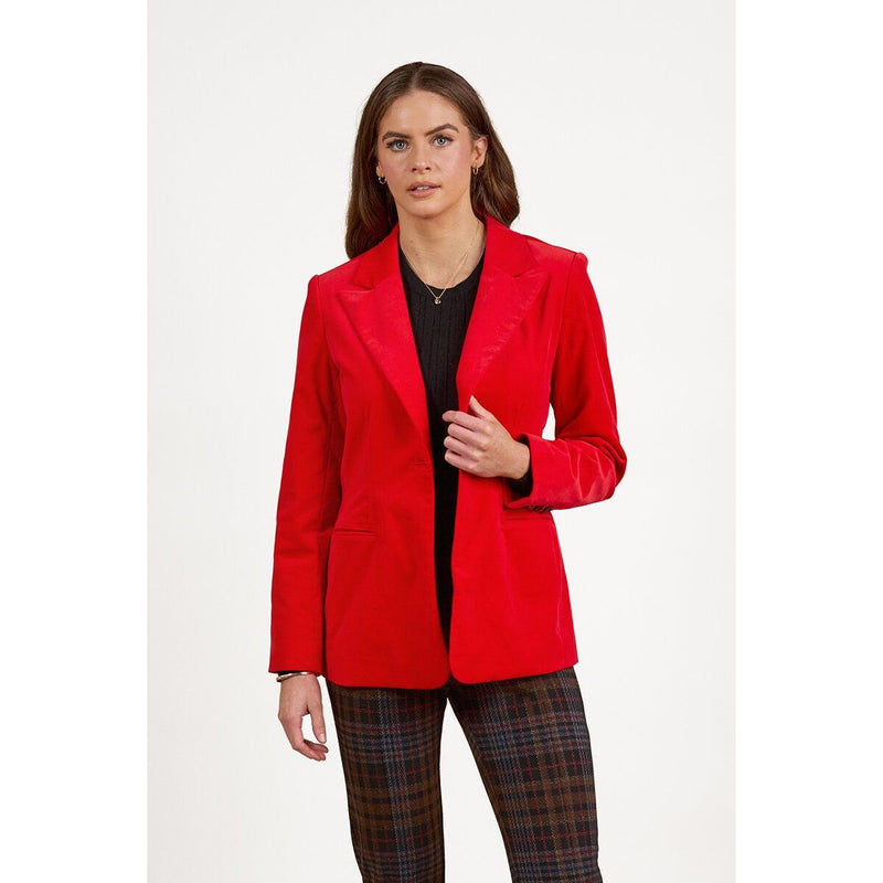 Shaped pinwale cord blazer fiesta