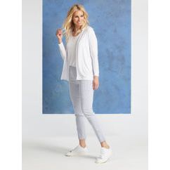 blue-white stripe pant - By Design Fashions