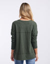 Jayne throw on top khaki