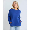Newport pocket cobalt blue sweatshirt