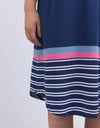 Sylvia tee dress blue depth