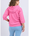 Beachy zip hoodie aurora pink